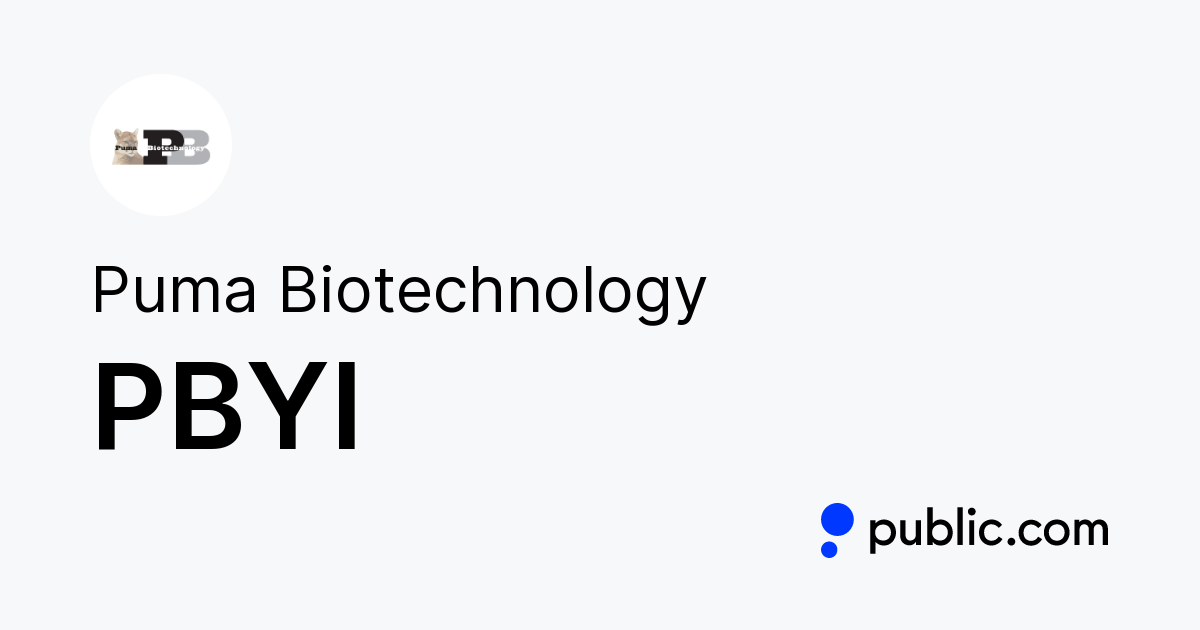 Buy Puma Biotechnology Stock PBYI Stock Price Today & News